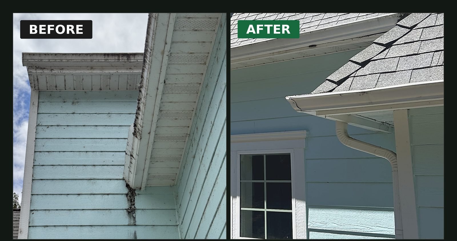 GreenTree Services gutter, fascia and soffit cleaning in Oregon